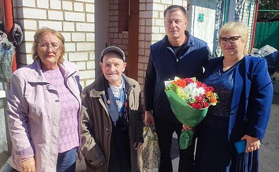 В Курской области ветерана Великой Отечественной войны поздравили со 104-летием