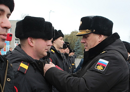 В Балтийске отметили День морской пехоты России