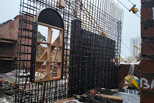 В Зеленограде продолжается строительство храма Архистратига Божия Михаила