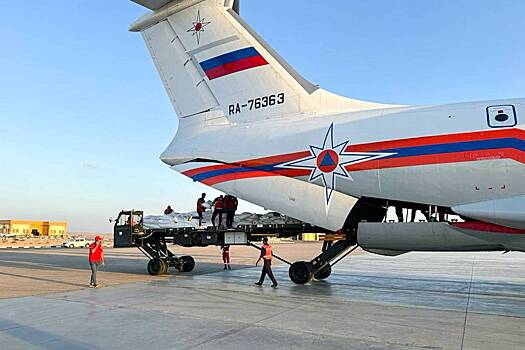 Самолет МЧС со второй группой эвакуированных из Газы россиян вылетел из Египта