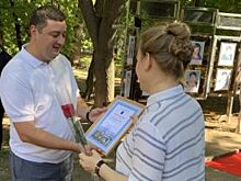 В Волжском районе открыта обновленная «Доска Почета»