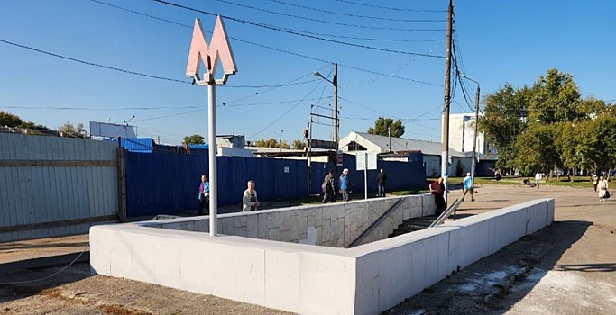 Один из входов на станцию метро «Заречная» перекроют с 16 сентября