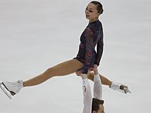 Бойкова и Козловский дважды заходили на четверной выброс в финале ЧР по прыжкам. Видео