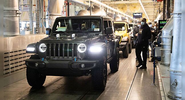 Jeep Wrangler 4xe с гибридной установкой отправили на серийное производство