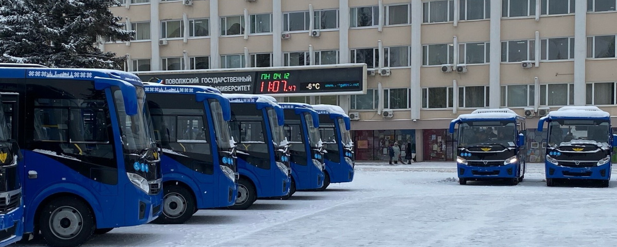 Автопарк Иошкар-Олы получил 40 новых автобусов