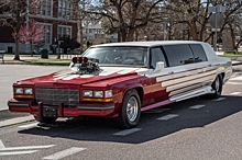 Лимузин Cadillac Fleetwood начала 80-х превратили в гоночный драгстер с 7,4-литровым V8