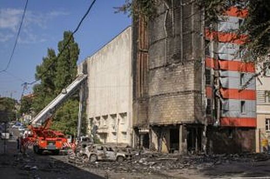 Строительство сгоревшего в Ростове отеля велось с нарушениями