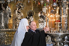 Путин посетил Троице-Сергиеву лавру и поклонился мощам Сергия Радонежского