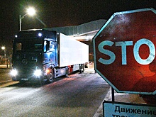 В Вильнюсе перевозчики были возмущены закрытием границы с Беларусью