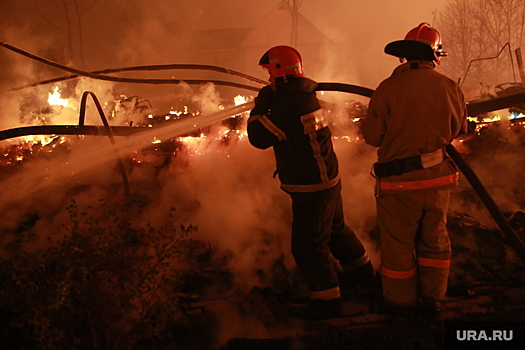 В Пермском крае на пожаре в жилом деревянном доме погибли люди