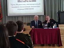 Урок мужества в честь Дня защитника Отечества провели в Рязанском