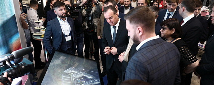 Губернатор Вениамин Кондратьев открыл выставку YugBuild в Краснодаре