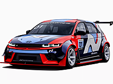 Hyundai показал гоночную версию своего спортивного электрокара Ioniq 5 N