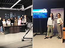 Школьников познакомили с профессией телеведущего