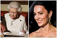 Фамильные драгоценности: Кейт Миддлтон примерила сережки Елизаветы II