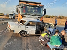 В Курской области в ДТП с грузовиком погибли 2 человека