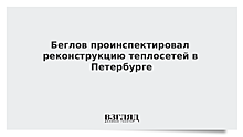 Беглов проинспектировал реконструкцию теплосетей в Петербурге