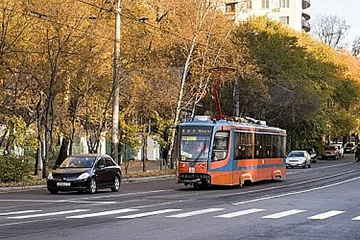 Девять трамваев из Москвы поступят в Хабаровск весной следующего года