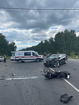 В Сосновском районе по вине водителя иномарки погиб мотоциклист
