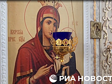 В повреждённом ВСУ храме в Курской области замироточила икона