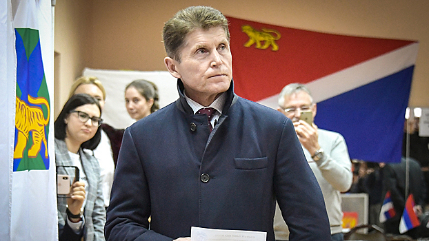 Олег Кожемяко проголосовал на выборах губернатора Приморья