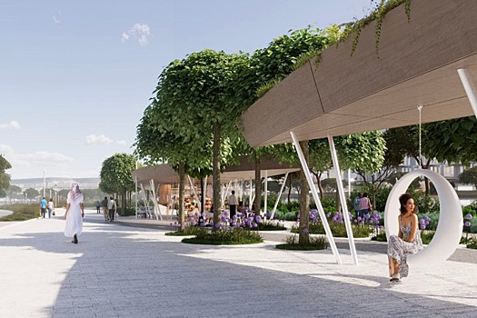 Каспийский прибрежный кластер украсят многослойными ярусами из живых растений