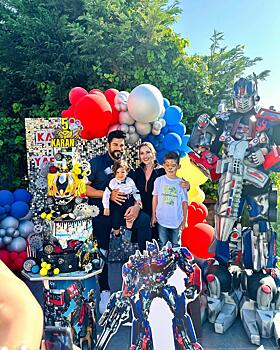 Бурак Озчивит показал кадры с вечеринки в честь 5-летия сына от Фахрие Эвджен