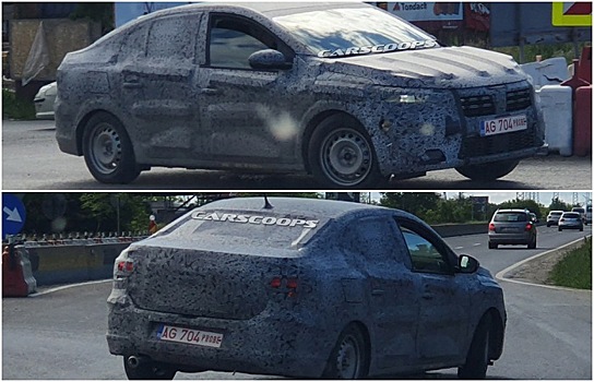Новый Renault Logan вновь засняли на тестах