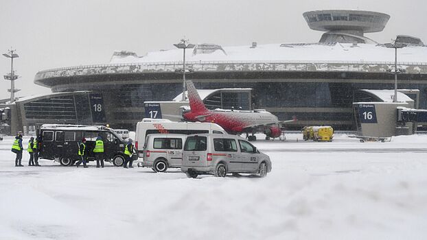 В московских аэропортах  задержаны и отменены около 40 рейсов