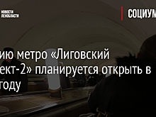 Станцию метро «Лиговский проспект-2» планируется открыть в 2028 году
