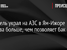Водитель украл на АЗС в Ям-Ижоре топлива больше, чем позволяет бак его Matiz
