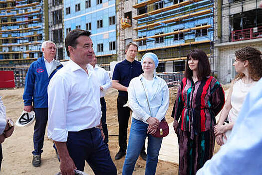 Губернатор Подмосковья: строительство детской больницы в Красногорске идет с опережением