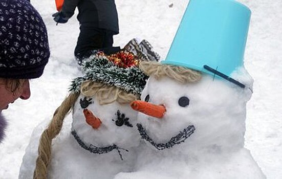 В Москве отметили Всемирный день снеговика