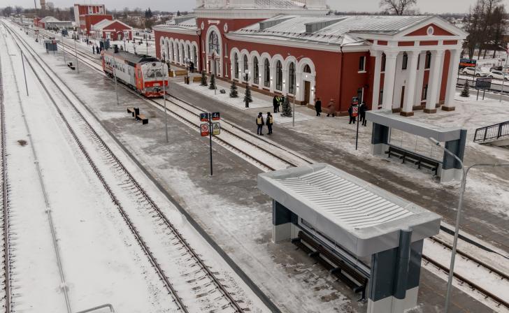 В Курской области после ремонта открытии станцию Льгов-Киевский