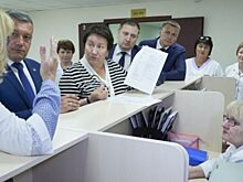 Глава округа осмотрела ход ремонта Нахабинской поликлиники