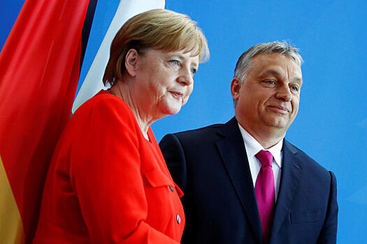 Орбан заявил, что уважает Меркель, хоть она и повышала голос на него