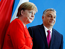 Орбан заявил, что уважает Меркель, хоть она и повышала голос на него