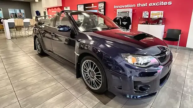 Уникальный Subaru WRX STI выставили на продажу. Это кабриолет