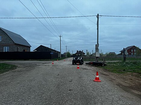 В Бузулуке дорогу не поделили питбайк и квадроцикл. Пострадал 11-летний подросток