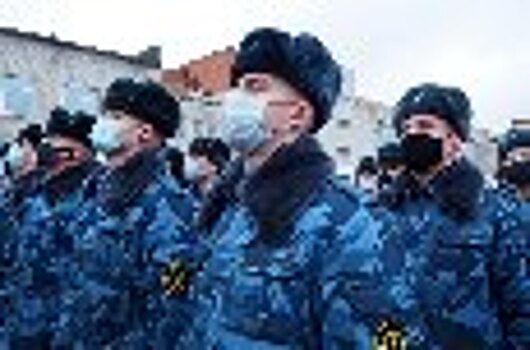 Тренировки парадных расчетов ко Дню Победы начались в ВИПЭ ФСИН России