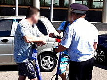 В Астрахани штрафуют водителей электросамокатов