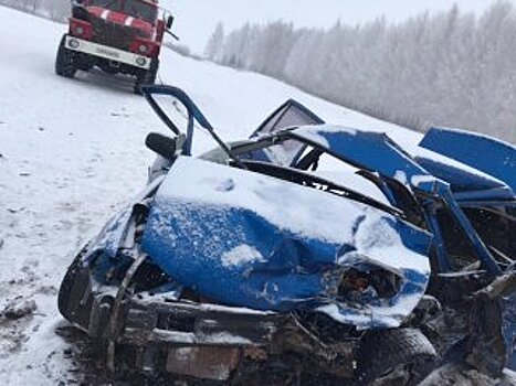 В Башкирии в жестком ДТП погиб мужчина