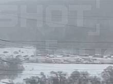Многокилометровая пробка на МКАД попала на видео