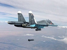 Су-34 поразил Ледовый дворец в Херсоне авиабомбами с "Кометой"