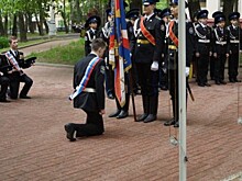 Выпуск кадетов в Московском кадетском корпусе Технического пожарно-спасательного колледжа имени Максимчука
