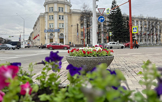 Высадка цветов стартовала на кемеровских улицах