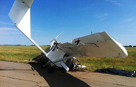 Небольшой самолет разбился в Рязанской области