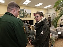 Актер Александр Головин встретился с контрактниками в Едином пункте отбора на военную службу в Москве