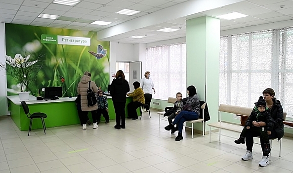 В Волгоградской области капитально отремонтировали детскую поликлинику