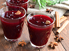 Вишневый кисель с корицей